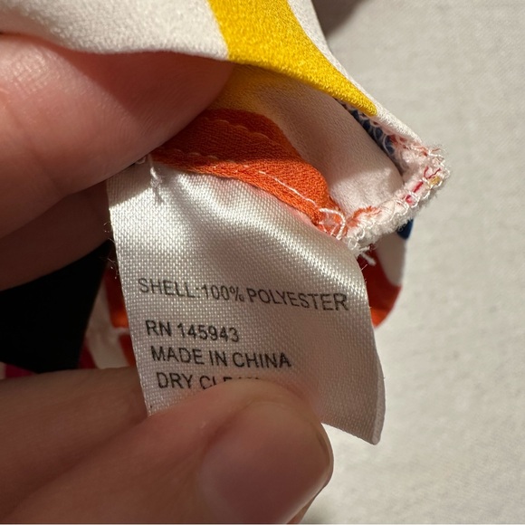 RTR Color Me Courtney Holly Ruffle Crop Top - size 6 - Picture 6 of 6